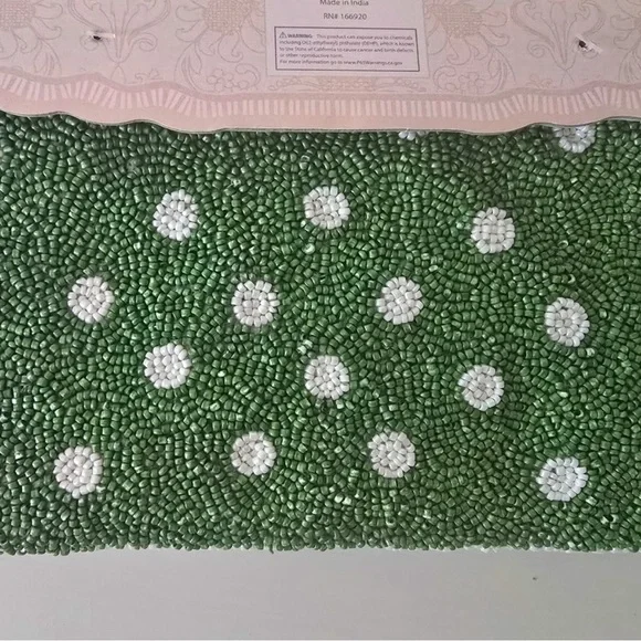 Rare. Made in India beaded martini clutch purse / wallet / coin purse - Picture 2 of 2